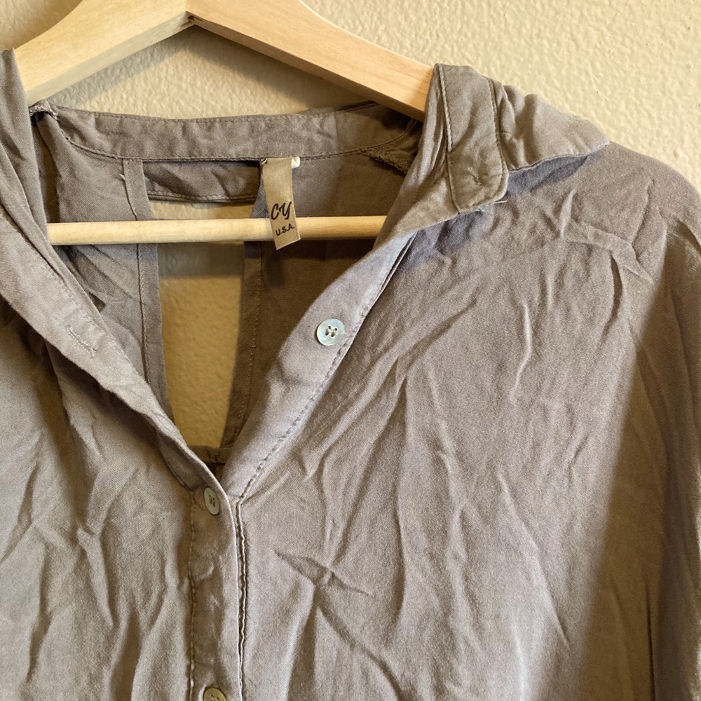 Grey T shirt dress